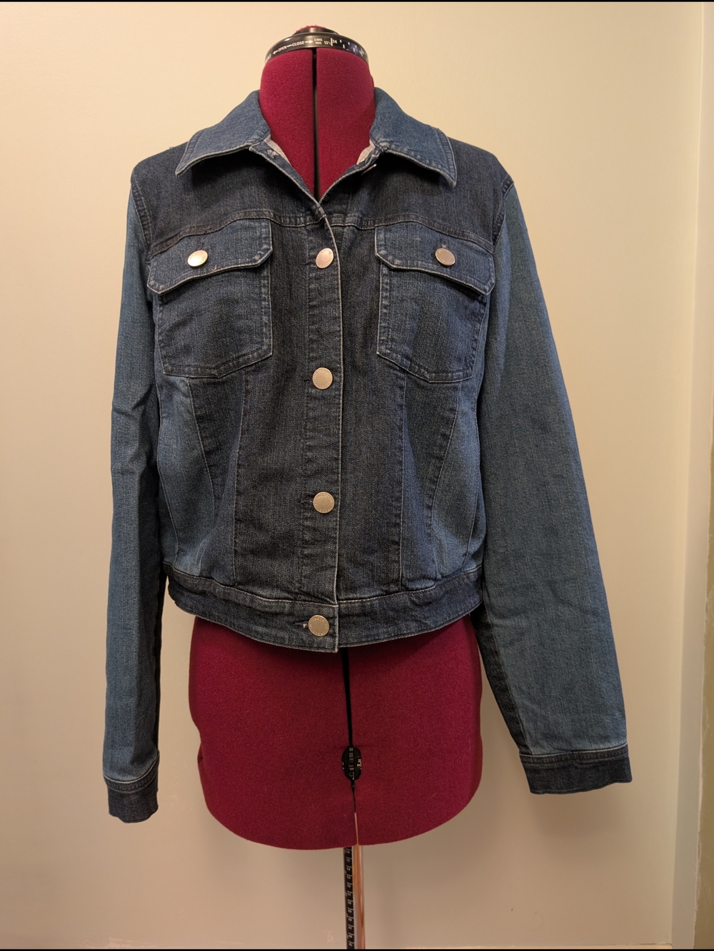Women's Dark Blue Denim Jacket